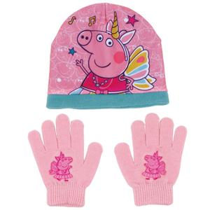 754000-baby-muts-en-handschoenen-set-peppa-pig-rosa-22x35x5-cm