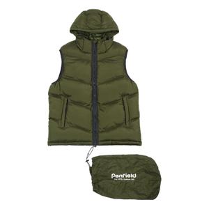 pfd0052-407-gewatteerd-vest-met-capuchon-en-hoek-penfield-hudson-script-quilt-ripstop-groen-zwart