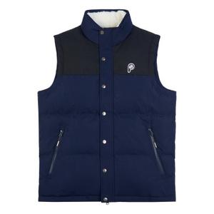 pfd0054-203-gewatteerd-vest-met-trechterhals-penfield-bear-cut-and-sew-blauw-zwart