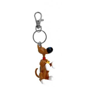 063224-sleutelhanger-rantanplan-zittend-plastoy-bruine-tu