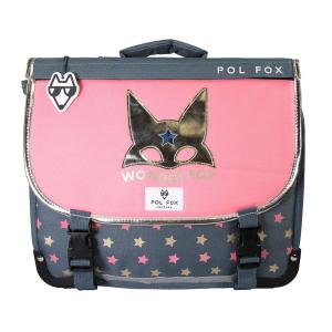 p8ca35wfoxg-schooltas-voor-kinderen-pol-fox-wonder-fox-glitter-grijs-roze
