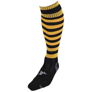 710mba-sokken-precision-hooped-pro-zwart-amber-40-46