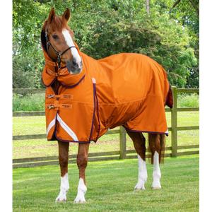 220850-220873-waterdichte-paardendeken-met-halsbedekking-premier-equine-buster-combo-200g-gebrand-oranje