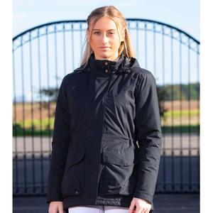 40006blk-waterdicht-damesjack-premier-equine-cascata-zwart