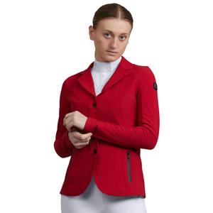 40866r-wedstrijdfleece-voor-dames-premier-equine-evinco-london-red