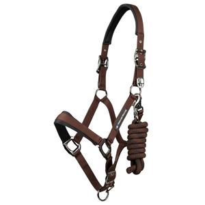 6150pbrw-nylon-halster-voor-paard-premier-equine-corda-bruin