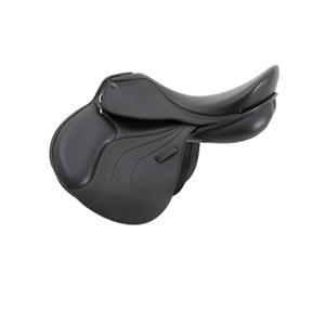 85051575blk-zadel-voor-pony-s-van-alle-disciplines-in-synthetisch-leer-premier-equine-foxhill-gp-zwart-40-cm-16-inch