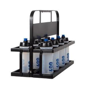 062788-flessenrek-groot-pvc-8-flessen-prestoglas-zwart-wit-600-ml