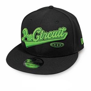 8009809-snapback-pet-pro-circuit-zwart-fluorescerend-groen-tu