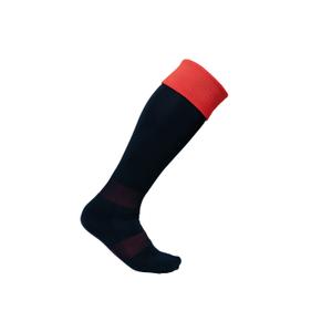 pa0300-black-sportyred-tweekleurige-hoge-sportsokken-proact-zwart-sportief-rood