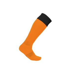 pa0300-orange-black-tweekleurige-hoge-sportsokken-proact-oranje-zwart