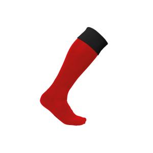 pa0300-sportyred-black-tweekleurige-hoge-sportsokken-proact-sportief-rood-zwart