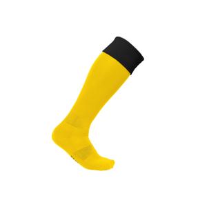 pa0300-sportyyellow-black-tweekleurige-hoge-sportsokken-proact-sportief-geel-zwart