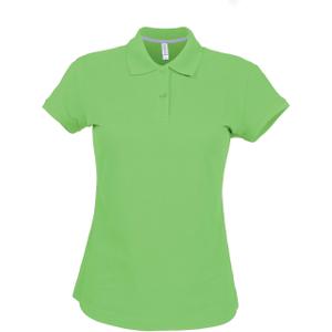 k242-lime-korte-mouw-vrouwen-polo-kariban-neongroen