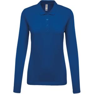 k257-navy-polo-dames-met-lange-mouwen-kariban-pique-donkerblauw