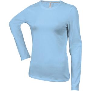 k383-skyblue-dames-t-shirt-met-lange-mouwen-kariban-col-rond-hemelsblauw