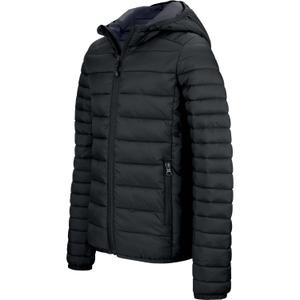 k6110-black-donsjack-kariban-legere-capuche-zwart