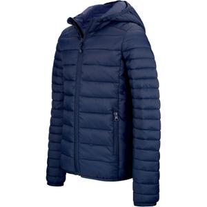 k6110-navy-donsjack-kariban-legere-capuche-donkerblauw