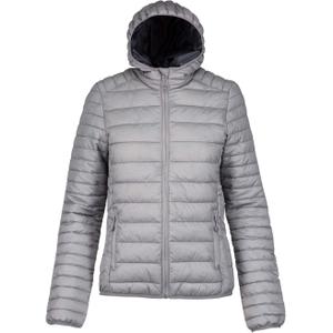 k6111-marlsilver-donsjack-voor-dames-kariban-legere-capuche-zilver