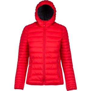 k6111-red-donsjack-voor-dames-kariban-legere-capuche-rood