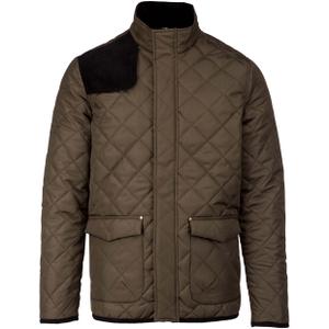 k6126-mossygreen-black-jas-kariban-matelassee-fles-groen-zwart