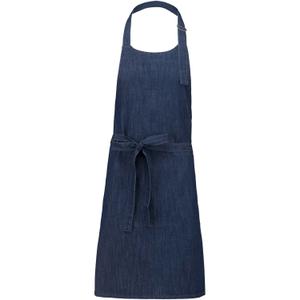 k8000-blackdenim-schort-kariban-polycoton-sans-poche-reglable-gevlekt-zwart-tu