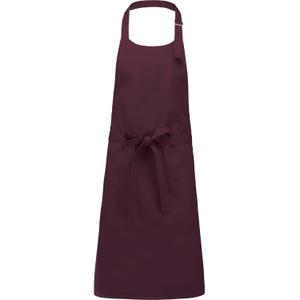 k8000-wine-schort-kariban-polycoton-sans-poche-wijnrood-tu