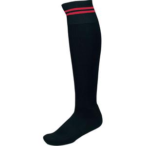 pa015-black-sportyred-gestreepte-sportsokken-proact-zwart-rood