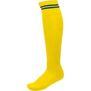pa015-sportyyellow-darkroyalblue-gestreepte-sportsokken-proact-neongeel-blauw
