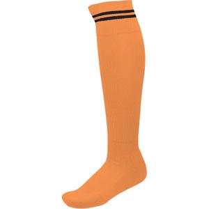 pa015-sunorange-black-gestreepte-sportsokken-proact-oranje-zwart