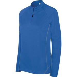 pa336-sportyroyalblue-dames-sweatshirt-proact-running-1-4-zip-koningsblauw