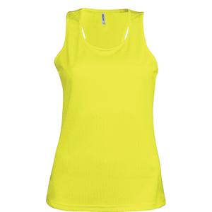 pa442-fluorescentyellow-dames-sport-tanktop-van-lichte-stof-proact-neongeel