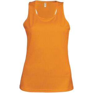 pa442-orange-damestanktop-proact-sport-oranje