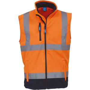 yhv006-hivisorange-navy-veiligheidsvest-yoko-haute-visibilite-oranje-zwaar-blauw