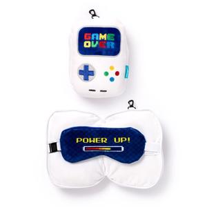 cush248-2-in-1-pluche-reiskussen-videospelconsole-puckator-relaxeazzz-game-over-wit-19x14x9-cm