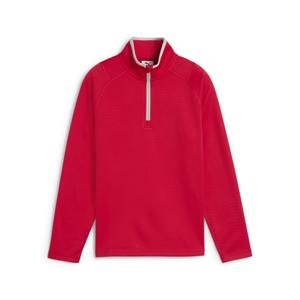 631143-03-gecoate-polaire-1-4-rits-voor-kinderen-puma-rood