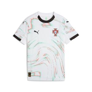 779212-04-uitshirt-voor-kinderen-portugal-2025-wit-zwart