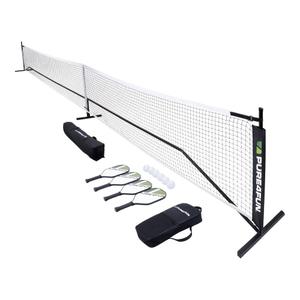 p4f345000-pickleball-set-pure4fun-honeycomb-zwart-groen-wit-tu