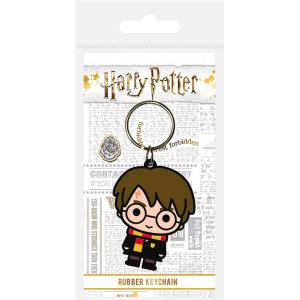 616har013-rubberen-sleutelhanger-voor-kinderen-pyramid-harry-potter-chibi-zwart-bruin-tu