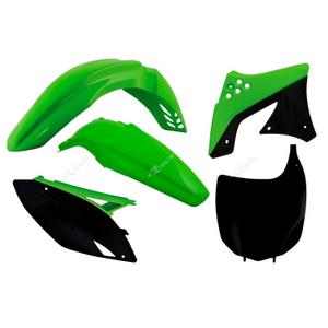 rkitkxfoem509-kunststof-motorkuip-set-racetech-kawasaki-x5-groen-zwart-tu