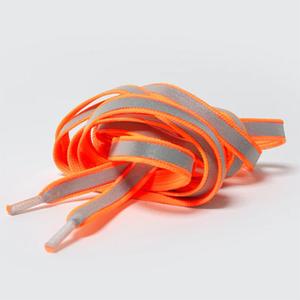 521402-veters-met-reflecterende-tape-rainette-oranje-grijs-120-cm