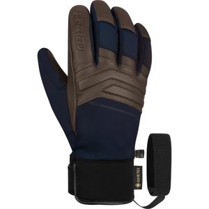 6301370-4023-skihandschoenen-reusch-jupiter-gore-tex-dress-blue-coffee-brown