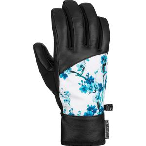 6331277-9088-skihandschoenen-reusch-beatrix-r-tex-xt-zwart-blauwe-bloemen