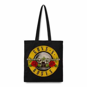 rksx-totgnrros01-boodschappentas-rocksax-guns-n-roses-roses-logo-zwart-42x37x1-cm