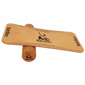 1824021-balansplank-kurkrollen-rollerbone-bruin-zwart-64x33x10-cm
