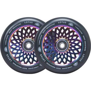 rilotus110-rocblk-scooterwiel-root-industries-lotus-x2-rocket-fuel-black-110-mm