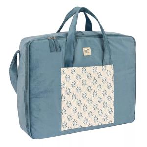 8412688509720-zwangerschapstas-voor-dames-safta-leaves-blauw-50x40x14-cm
