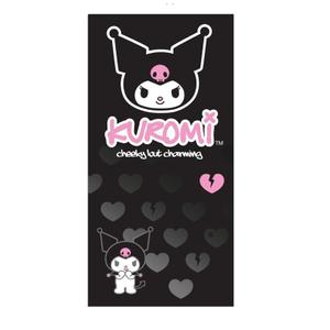 5904009221181-microvezeldoek-voor-het-strand-sanrio-kuromi-zwart-roze-70x140-cm