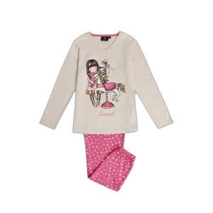 62409-0-000002-meisjes-pyjama-met-lange-mouwen-santoro-london-carousel-beige