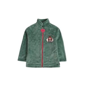 67177-0-001350-warme-lange-mouwen-badjas-voor-meisjes-santoro-london-be-kind-to-the-planet-groene-hoja